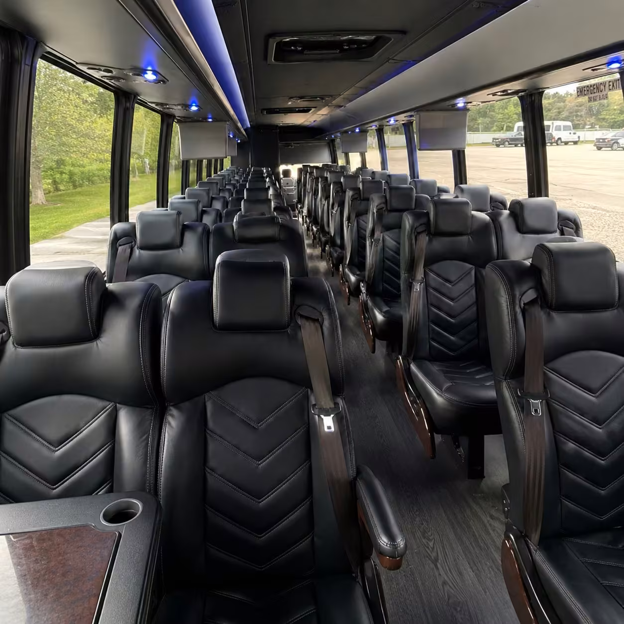 15 35 passenger minibus inside