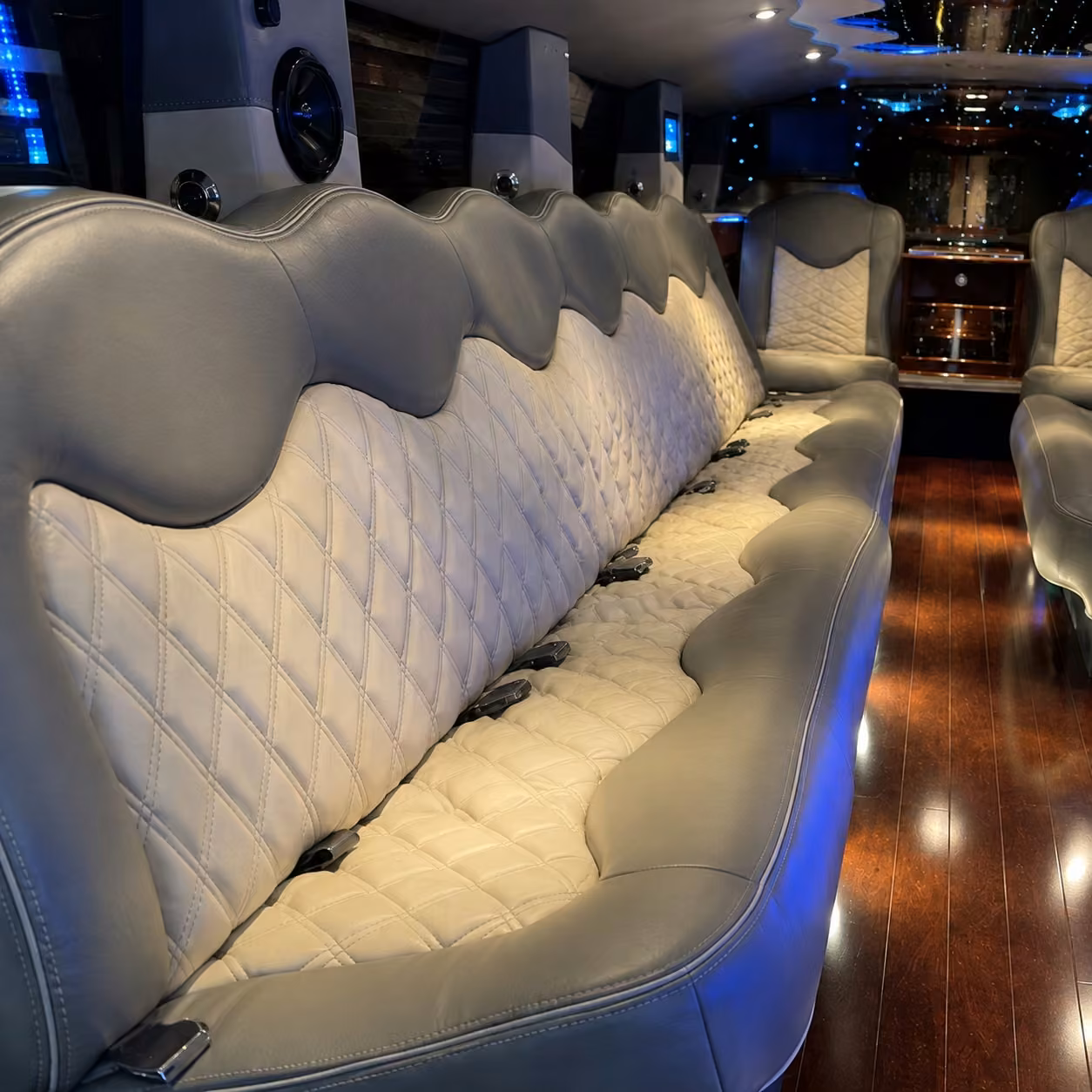hummer limo inside