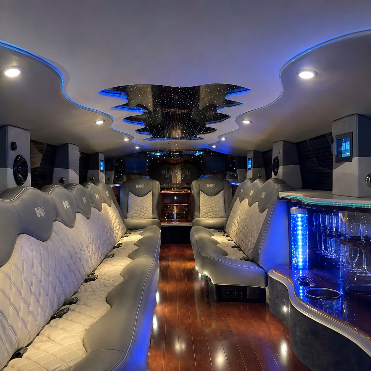 shreveport limo interior