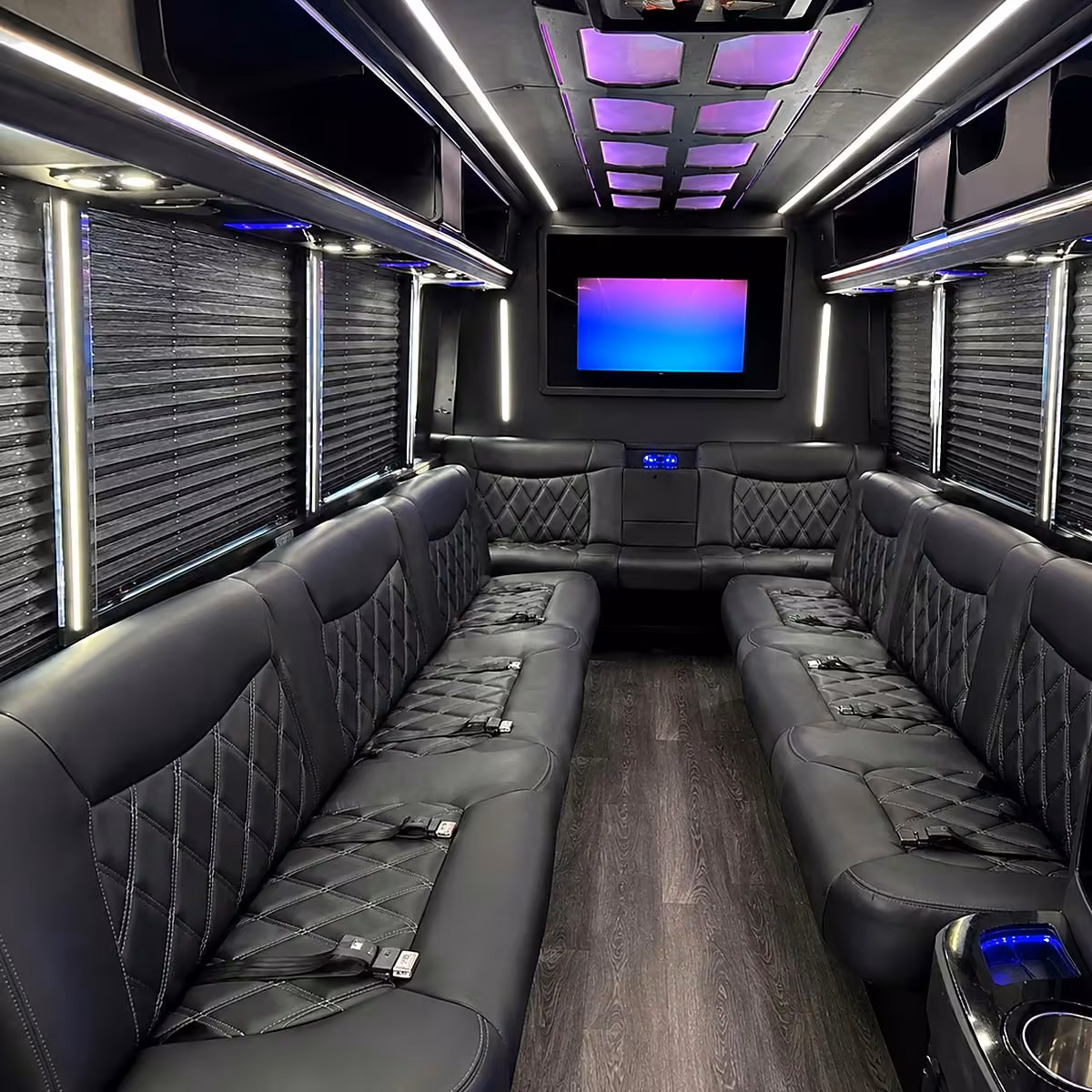 shreveport party bus interior